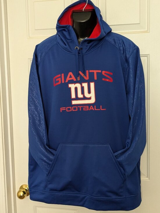 NFL Other - NEW YORK GIANTS Twilled Stitched NEW YORK GIANTS Hooded Sweatshirt Size 2XL NWT